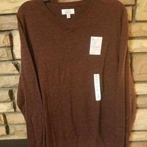 Croft & Barrow Sweater XL V neck Easy Care NEW Fashion A4